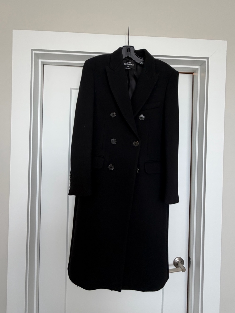 Zara Classic DOUBLE-BREASTED LONG COAT size S - Picture 5 of 8